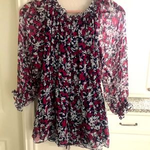 DVF peasant blouse